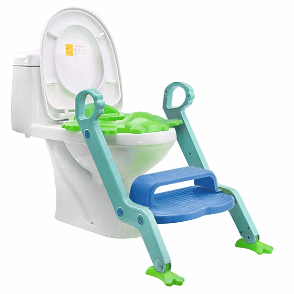 

Hot Sale Safety Baby Step Ladder Potty Chair Kids Foldable Toilet Seat Trainer Infant Non-Slip Safety Potty Seat