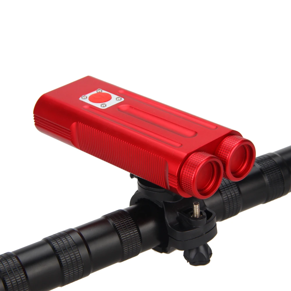 Clearance Aluminum 2x XM-L T6 LED Light Front Bike Headlight 7 ModesCycling Lamps+2x Rechargeable 3.7v 18650 2400mah Battery+Charger 20