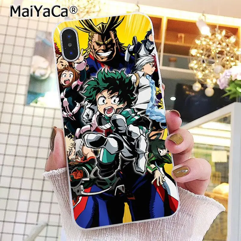 MaiYaCa аниме мой герой Academy deku bakugou Boku no Hero Academy чехол для телефона для iphone 11 Pro 8 7 6 6S Plus X XS MAX 5 5S SE XR