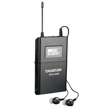 

5 pcs/lot TAKSTAR WTG-500 single receiving (including earphone) Wireless tour guide system receiver only + in ear earphone