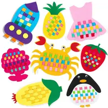 Дети DIY войлочная ткань ремесла детский сад нетканые детские игрушки для изучения руками войлочная ткань раннего обучения игрушки