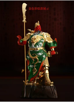 

Large HOME SHOP business Efficacious Talisman Protection Money Drawing Martial God of wealth Guan gong Guan di FENG SHUI statue