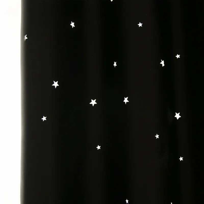 Выполненные на заказ модные американские кантри занавески Звезда Выдалбливают черные занавески s гостиная Детские светонепроницаемые оконные шторы для спальни