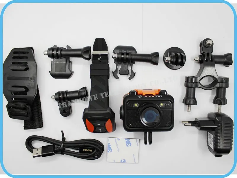 soocoo S60 Wi-Fi 1080 P спортивная экшн-камера видео Камера 170 градусов Широкий формат Камера+ водонепроницаемый USB кабель+ экстро аккумулятор 1 шт