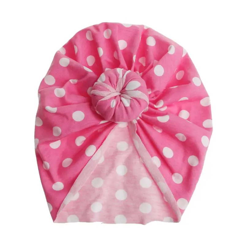 Baby Turban Top Knot Hat Toddler Kids Boy Girl India Beanie Hat Lovely Soft Newborn Headwear Photography Props Accessories - Цвет: PW
