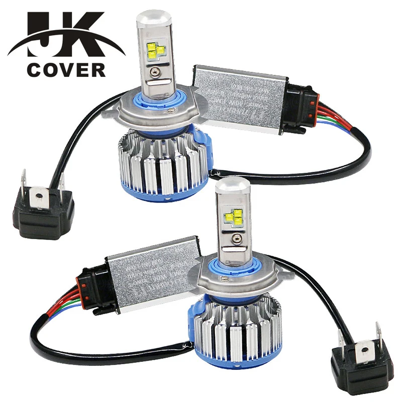 JKCOVER 2Pcs 9005 H11 H7 H4 Led 7000LM H11 H1 H3 70w Car Headlights