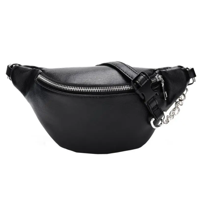 

Multi Functional Sports Purse Women Chest Bags Fashion Chain Leather Messenger Shoulder Bag Large Capacity Zipper Phone Money