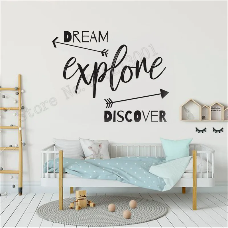 Kidsroom украшение на стену красота Современный домашний декор цитаты вдохновляющее