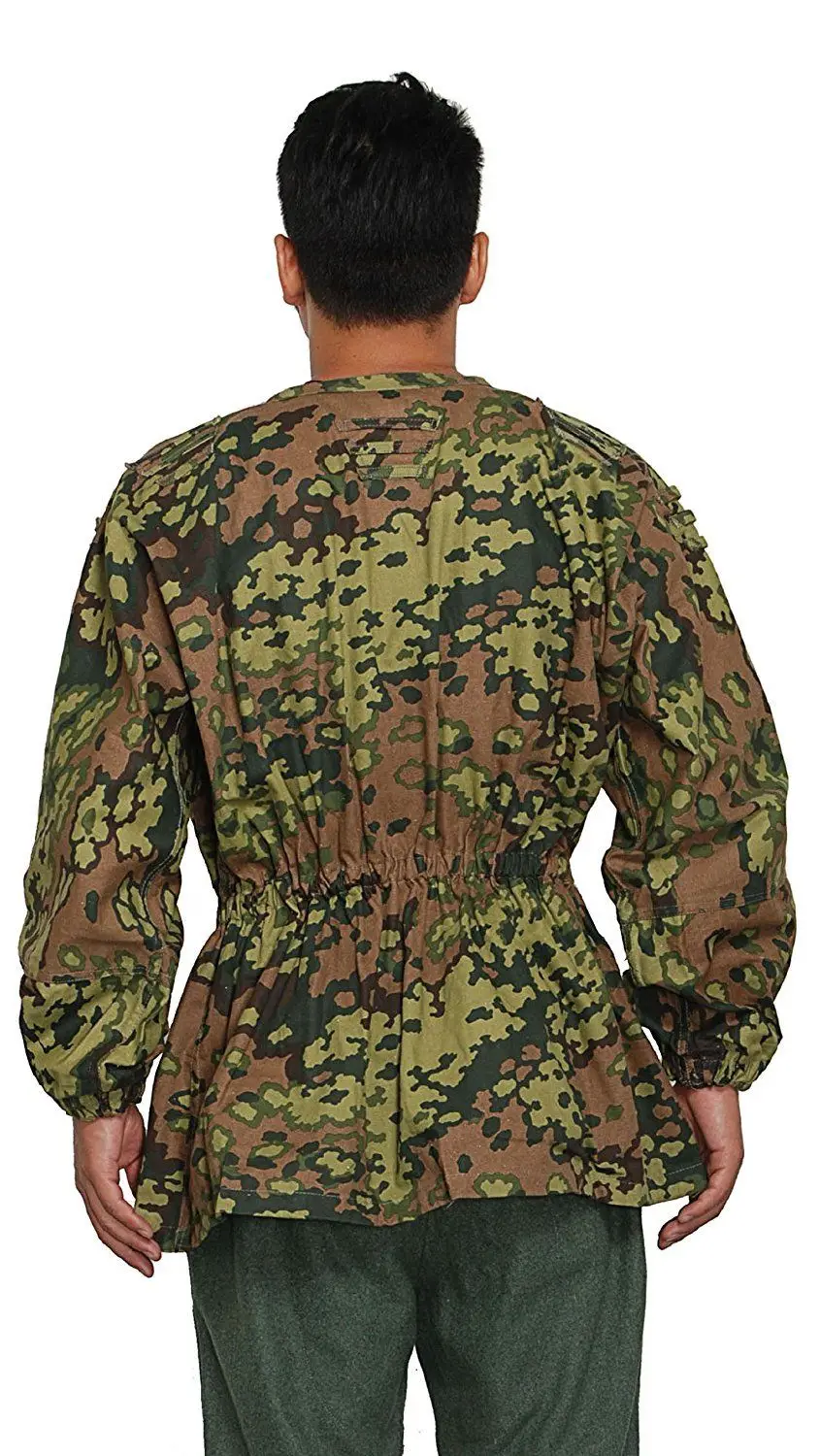 WWII GERMAN ELITE M42 SPRING AUTUMN OAK CAMO REVERSIBLE SMOCK CAMOUFLAGE -SIZE S