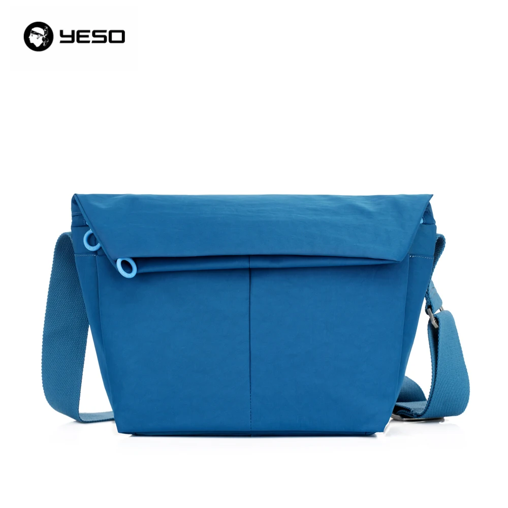 

YESO Leisure Style Fashion Men and Women Waterproof Nylon Fashion Cover Messenger Bag Casual Travel Shoulder Cross Body Bags