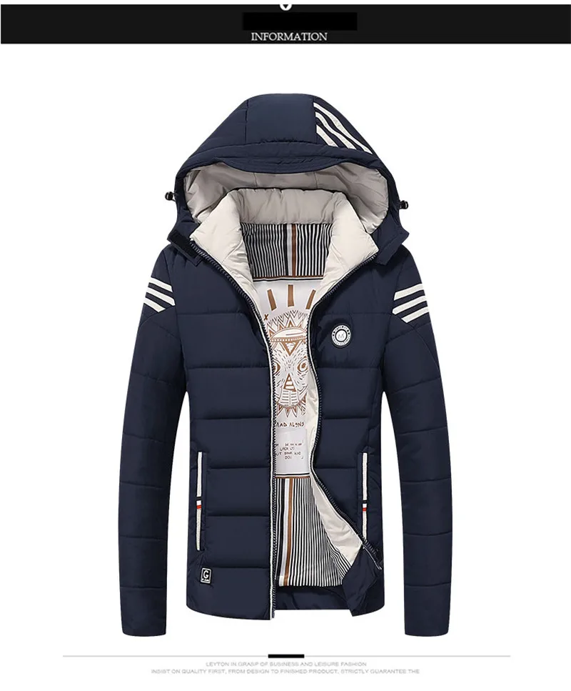 Jaqueta masculina Jaquetas Grossas homens Quentes roupas