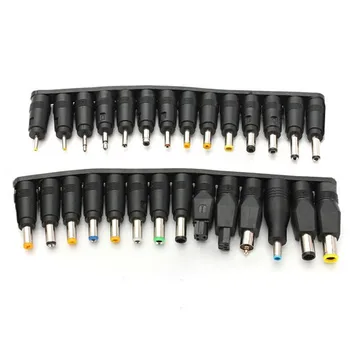 

Laptop Universal 28 DC Power 5.5x2.1mm Jack to 28 Plug Power Adapter 28 Multi-type Male Plugs Drop Shipping l27#2