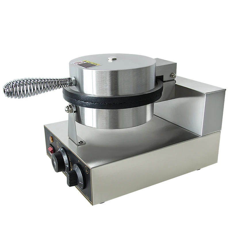 WantJoin Electric Egg Roll Maker CE DIY Commercial Ice Cream Cone Maker Crepe Baking Pan Waffle Pancake Not Stick Waffle Machine