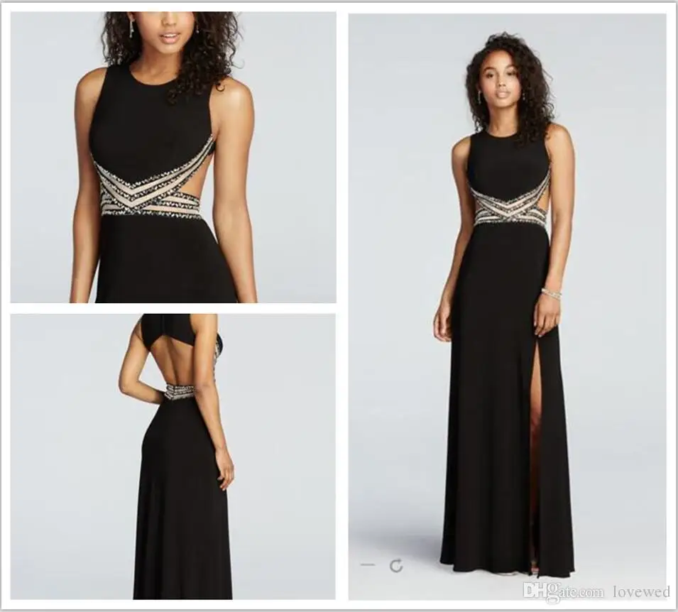 tank top prom dress