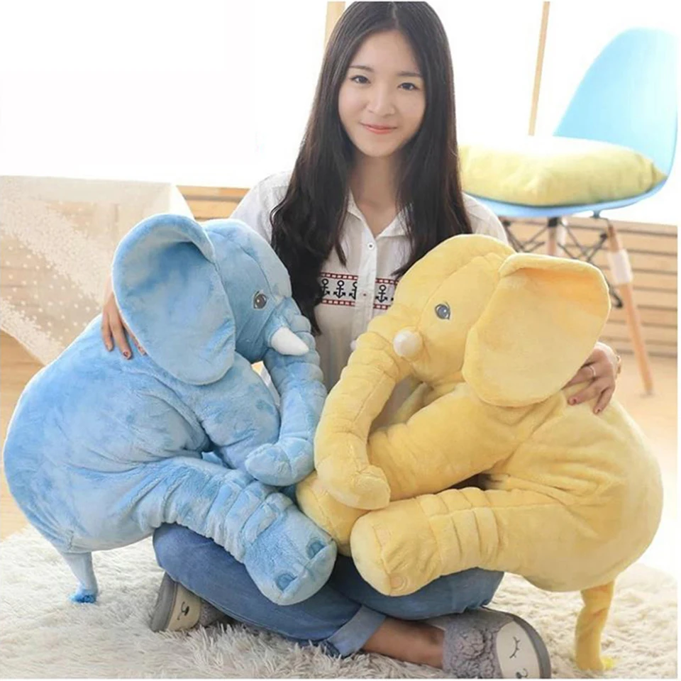 Stuffed e Plush Animais tronzo 5 cores 40 cm Forma : Elephant
