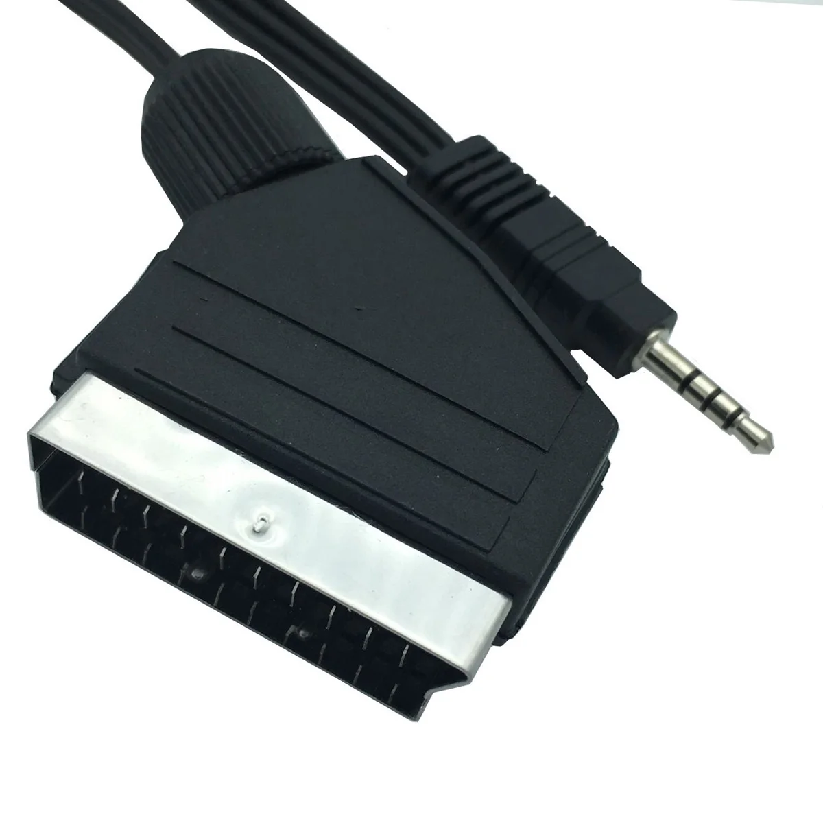 Кабель Scart 21 штырьковый штекер для штекера 3 5 мм стерео разъем телевизора Full HD