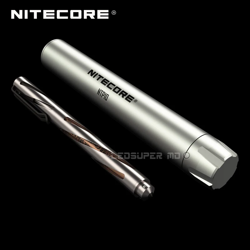 Заводская цена высококомпактная портативная титановая ручка Nitecore NTP10 с двойной