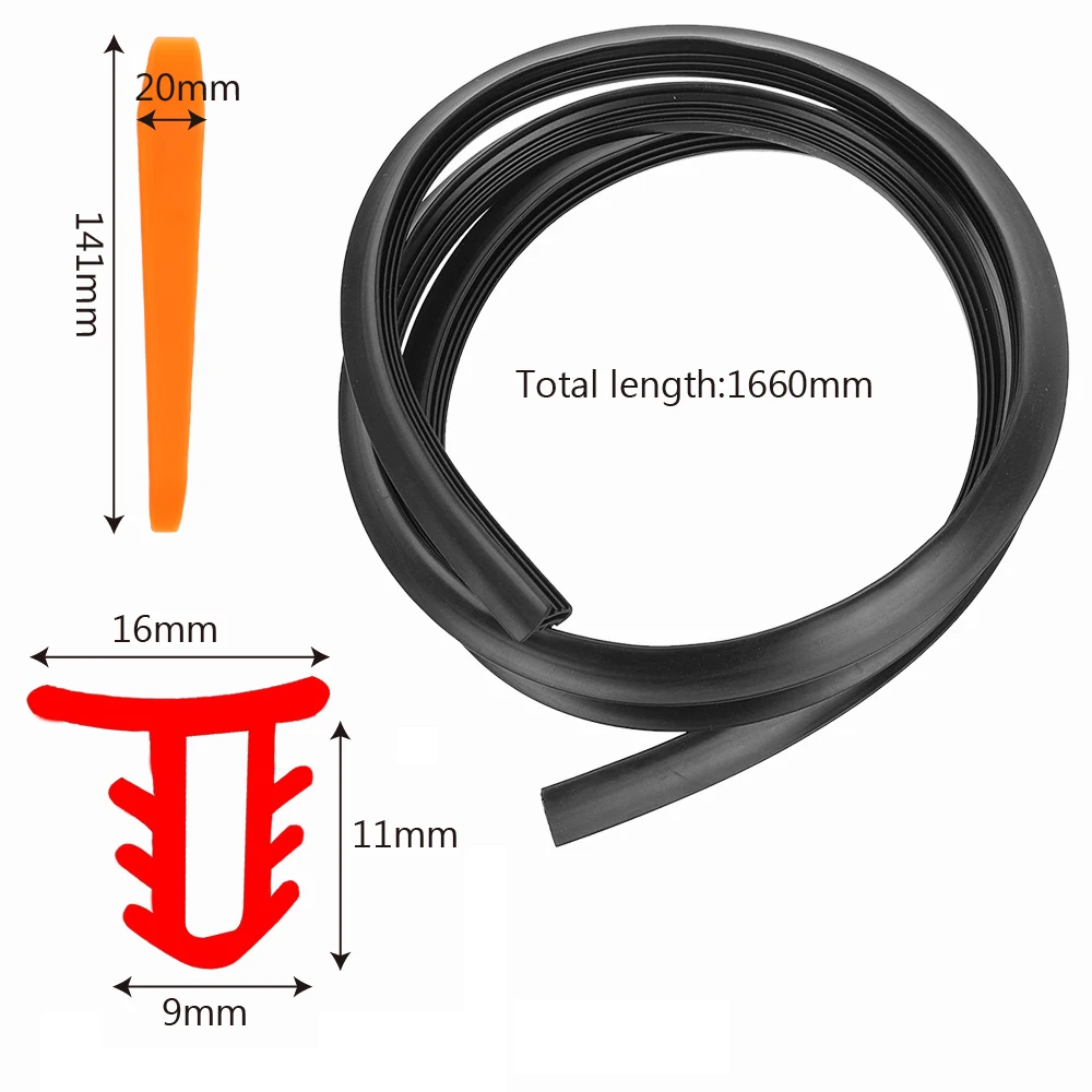 Универсальная автомобильная приборная панель уплотнительные полоски Стайлинг наклейка 160 см длина автомобильные аксессуары для Toyota Honda Ford BMW Audi Hyundai KIA