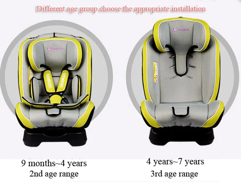 Innokids детское сиденье для безопасности автомобиля детское кресло в машину регулируемое сидение по высоте и лежа пятиточечное сиденье для новорожденных Детское безопасное автомобильное сиденье