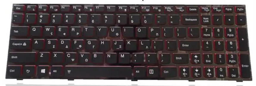 Новая клавиатура для ноутбука Lenovo IdeaPad Y500 Y500N Y500NT Y510p Y590