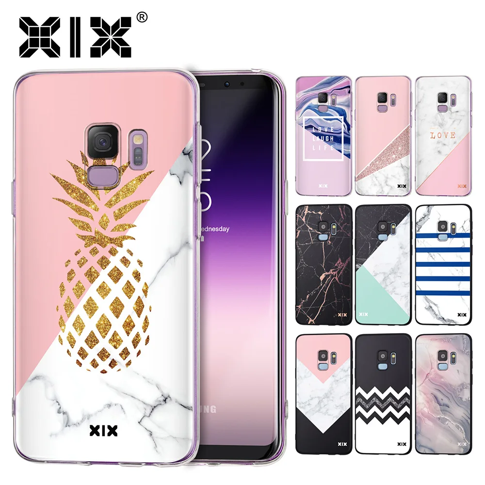 Мягкий чехол из ТПУ для Samsung Galaxy A7 2018 Рок мрамор A50 S7 S8 S9 S10 Plus A8 Note 8 9 | Мобильные