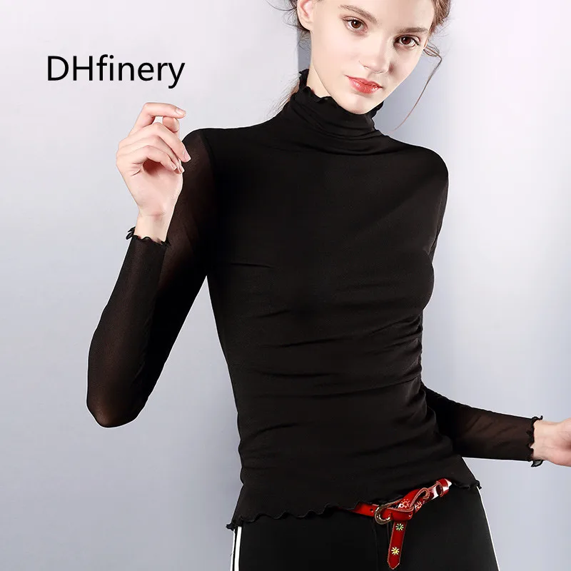 Женская водолазка с длинным рукавом на осень/зиму|t shirt casual|fashion t shirtt |