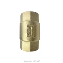 DN15 1/" ЛАТУНЬ обратный клапан вертикальный обратный клапан для воды масло воздуха