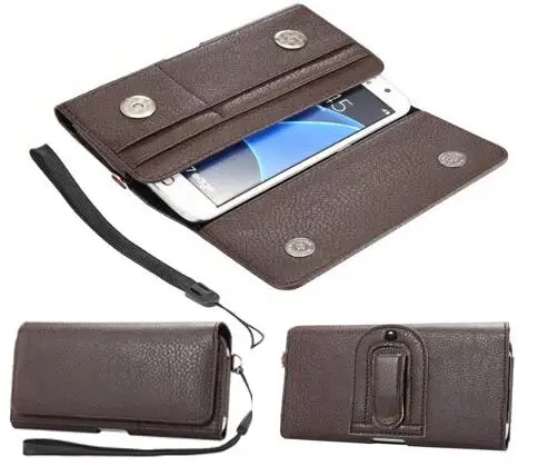 

Horizontal Strap Waist Belt Clip Leather Phone Case For Sony Xperia XA XA1 XA2 Plus XZ XZs XZ1 XZ2 XZ3 Compact L1 L2 R1 Plus