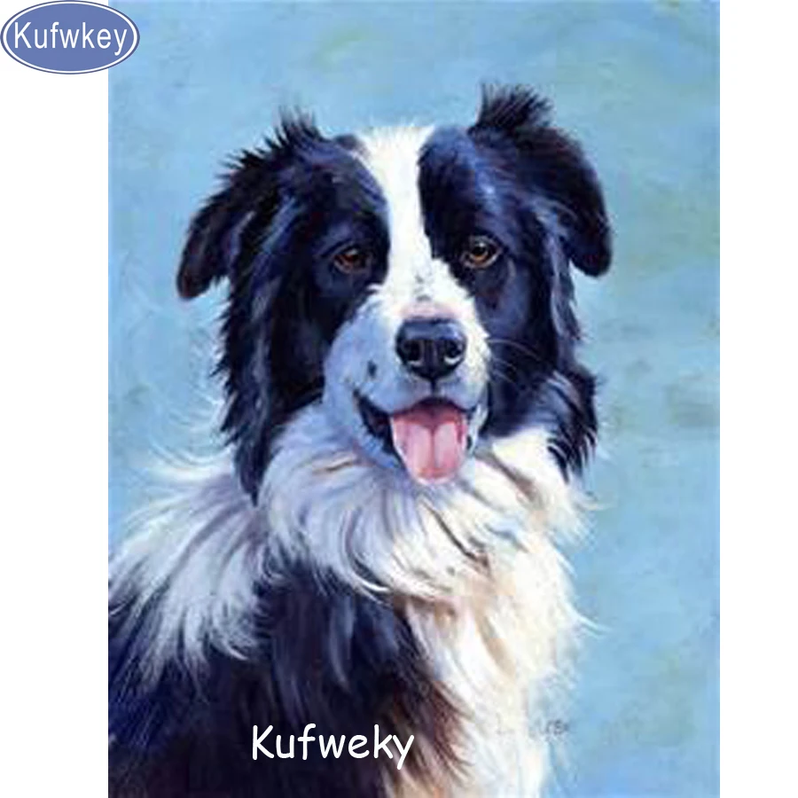 

Wall stickers border collie diamond painting 5d diy Home Decor painting,Diamond Embroidery Cross Stitch Rhinestone mosaic style