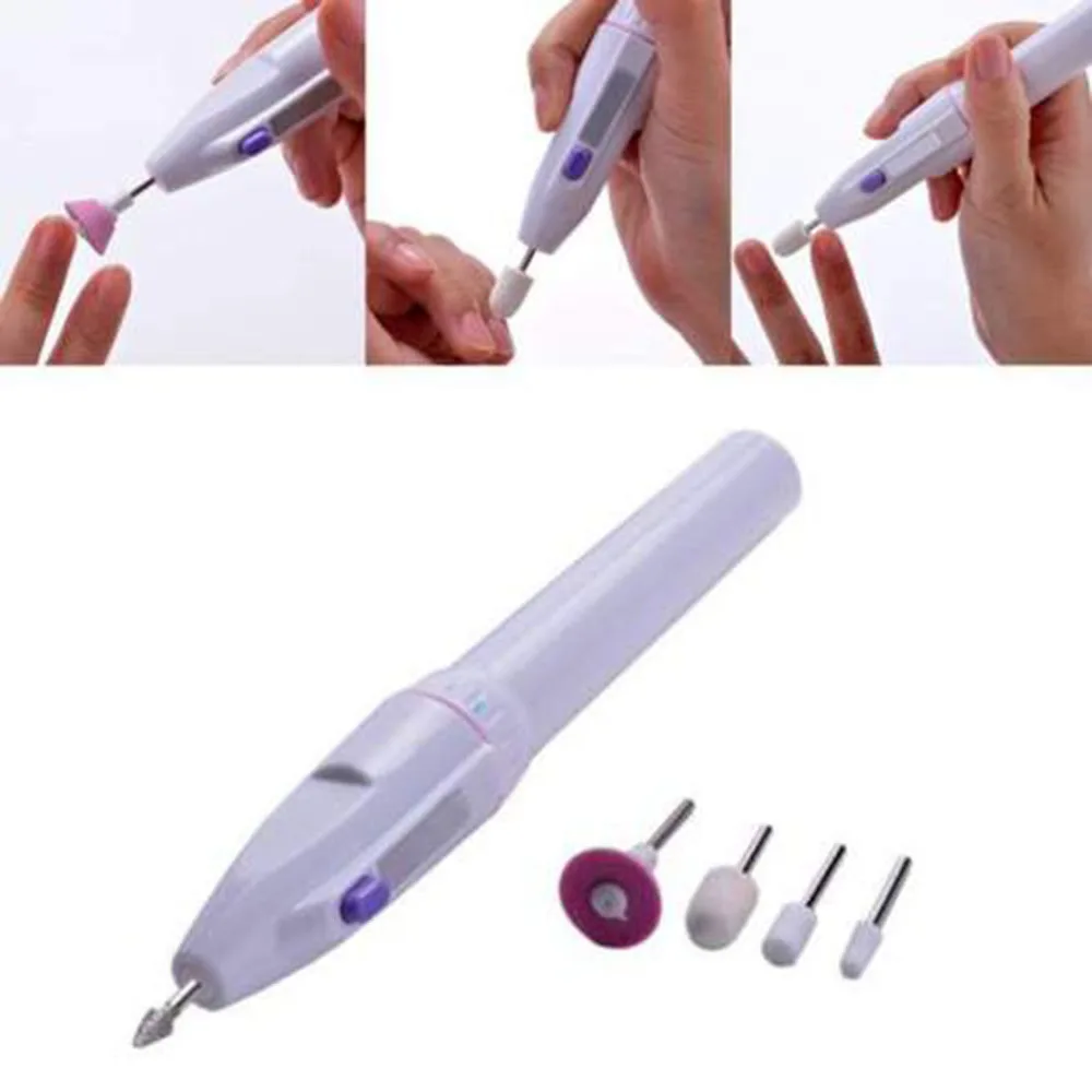 ELECOOL 1 Set Professional Electric Nail Art Drill Tips Manicure Set
