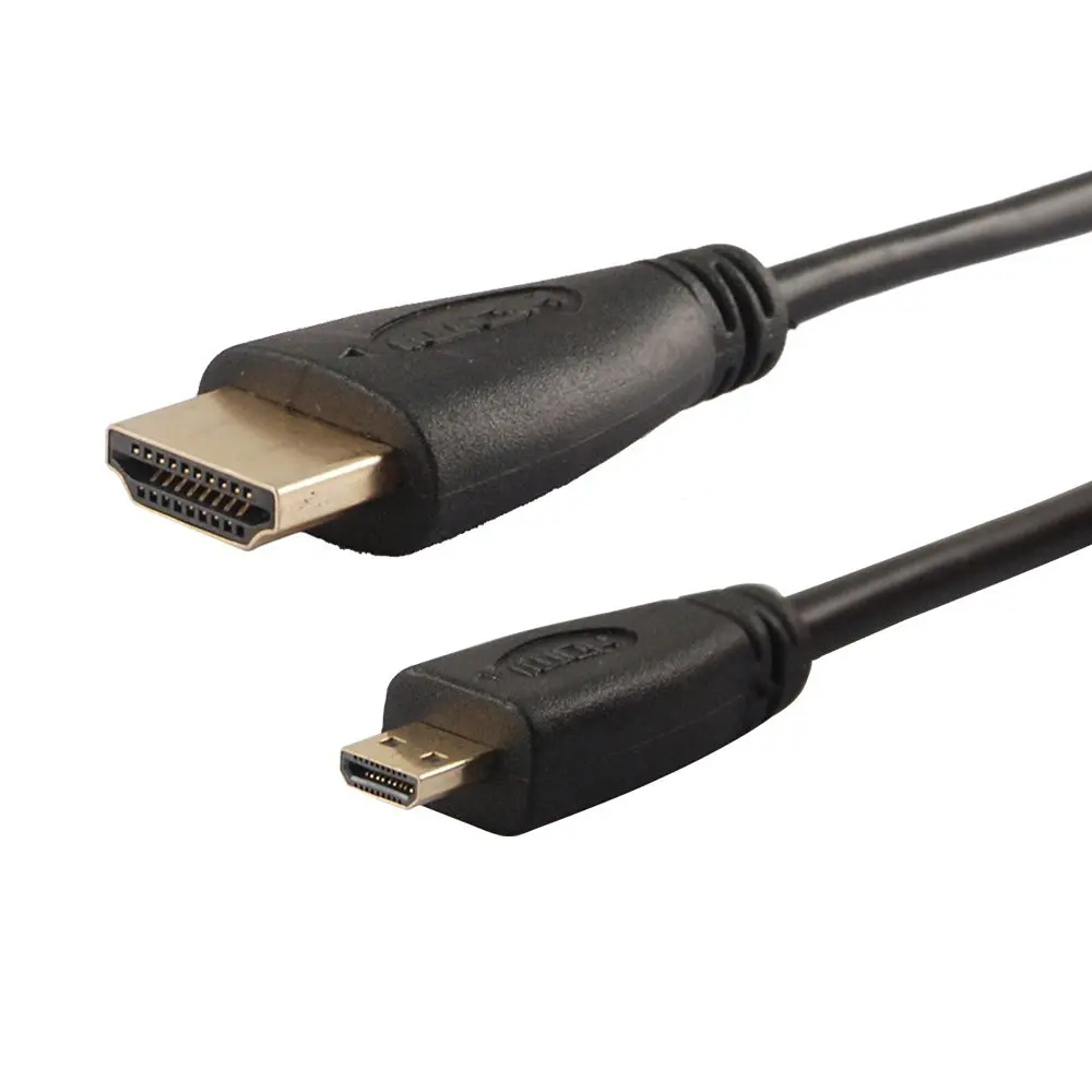 100 шт./лот 3 фута 1 м MICRO HDMI к HDMI кабель с Ethernet для сотовых телефонов 1 м для win8 4 k x 2 k