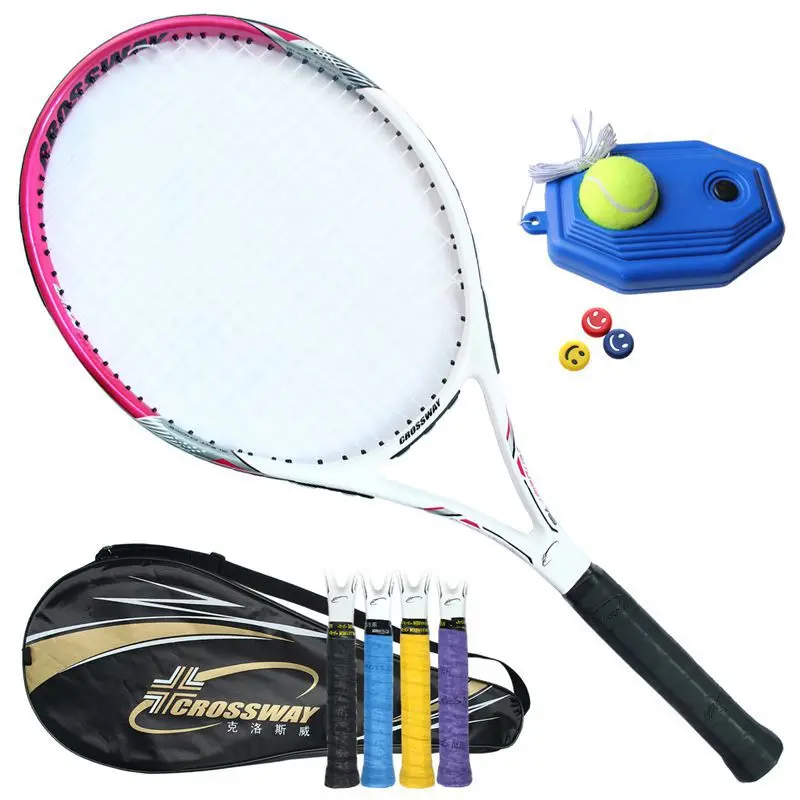 

Tennis Racket Raquets 55-60 lbs Carbon Fiber High-quality Nylon For Women Training Entertainment With Bag Ball String Sweatband