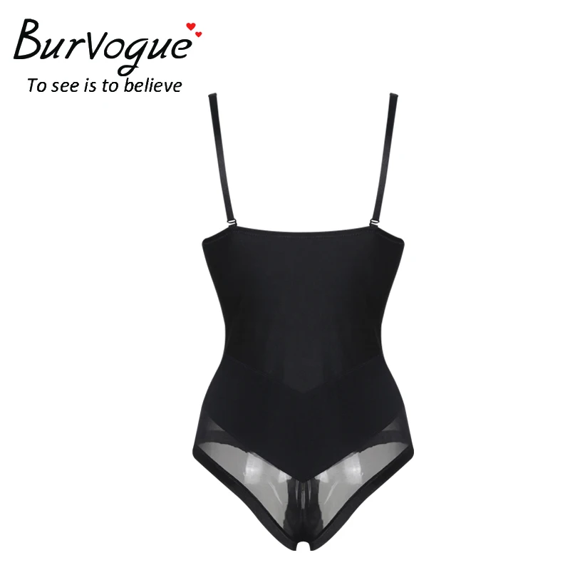 Burvogue Shapewear Women Sexy Seamless Body Briefer Shaper Bodysuit Slimming Tummy Waist Control Hot Shapers Underwear for Dress