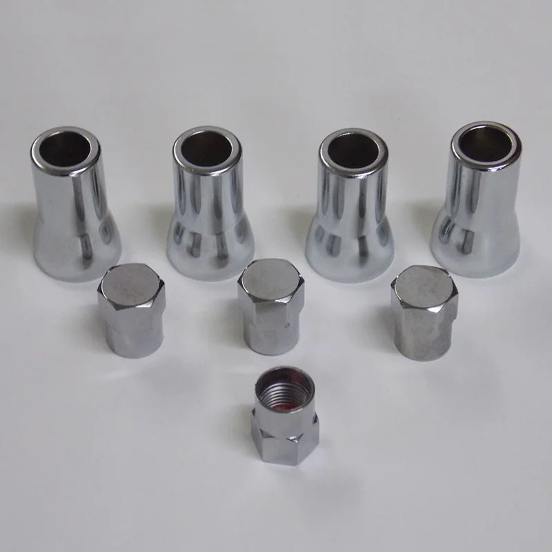 

4pcs Sets Tpms Tire Valve Stem Cap & Sleeve Cover Set For Cars And Trucks