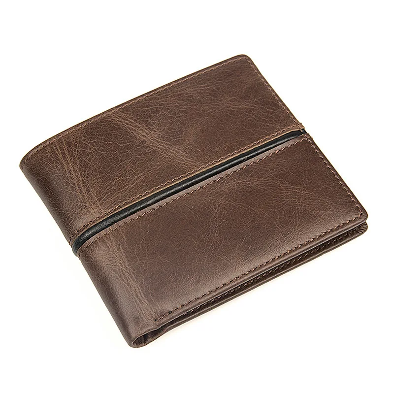 Short man purse han edition of cowhide leather authentic young students personality wallet restoring ancient ways is vert | Багаж и сумки