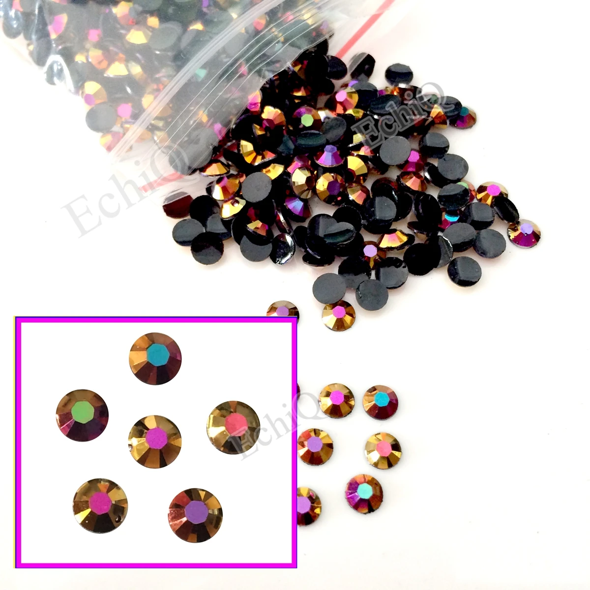 1000 Pcs 4mm Ss16 Ab Milk Jelly Color Resin Rhinestone Acrylic Flatback