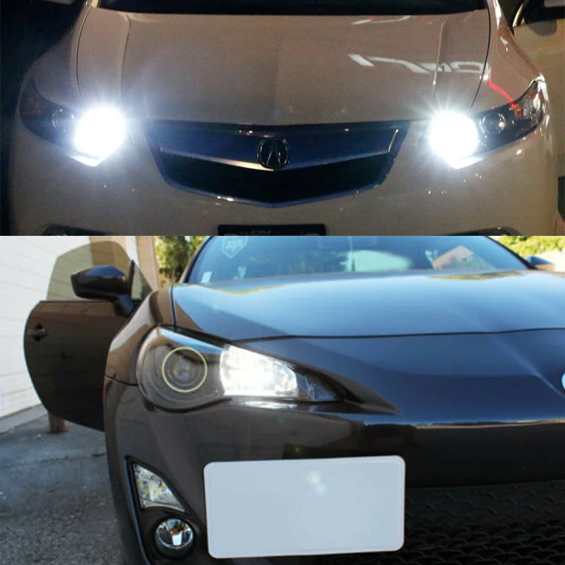 Мощный налобный фонарь luceon светодиодный 9005 HB3 6000K белый дальнего света дневного света DRL для Acura ILX TSX MDX TL RL Honda Civic