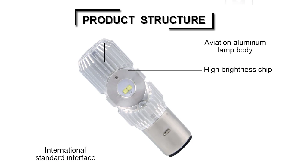 AcooSun H4 Led Bombillas фара мотоцикла лампы Led H4 HS1 BA20D P15-D 12 В 6500 к Hi/Lo луч светильник для моторов скутеров трактора