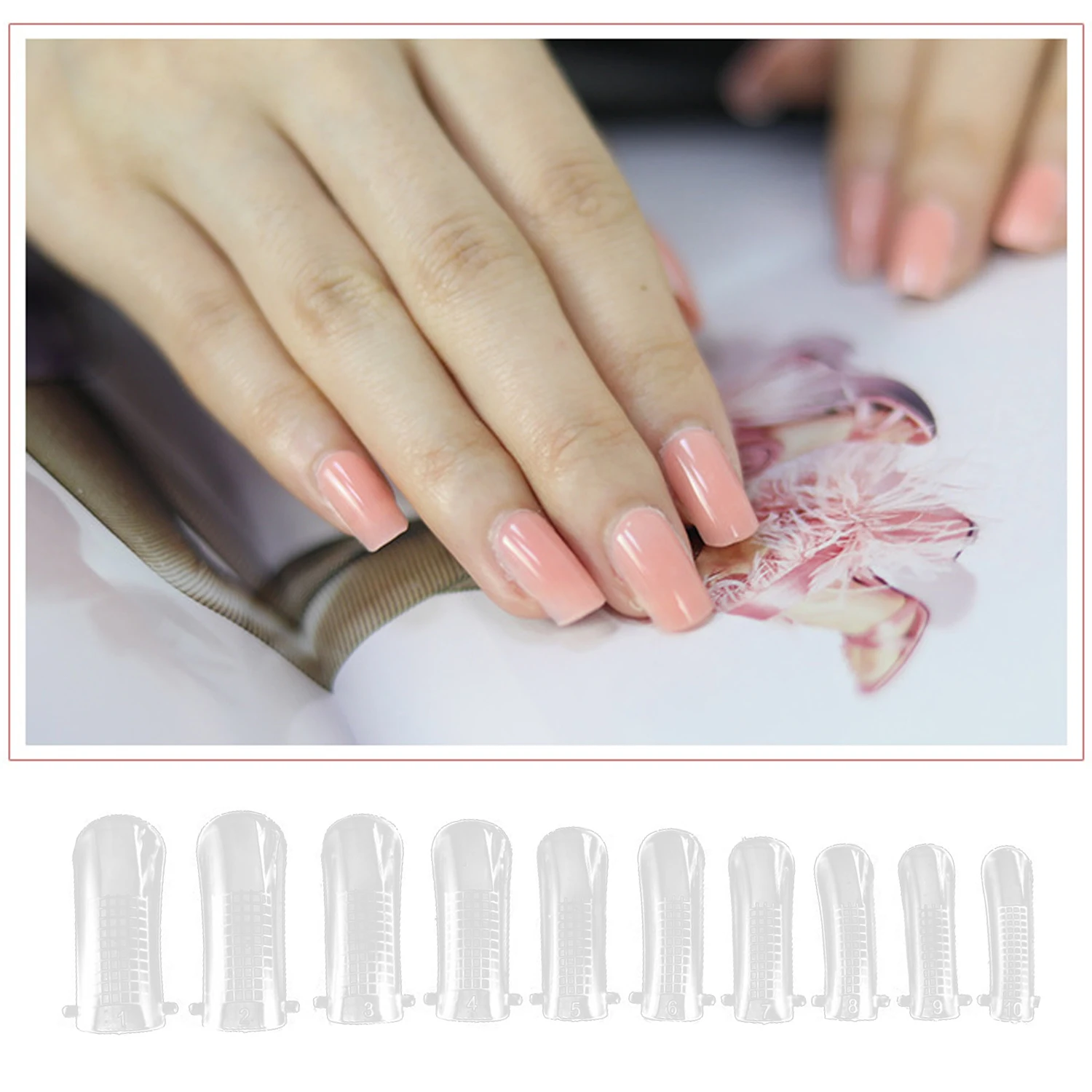 100PCS Assorted Size Clear False Artificial Nail Art Tips with Scale for Women Girls Ladies Professional Salon Home Use
100PCS Assorted Size Clear False Artificial Nail Art Tips with Scale for Women Girls Ladies Professional Salon Home Use