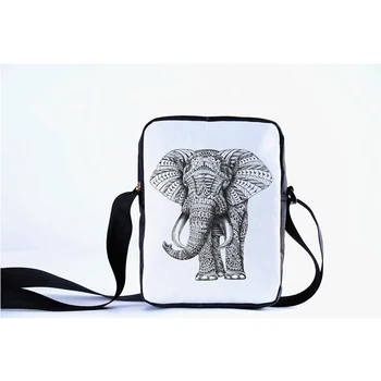 

CROWDALE Women Messenger Bags 3D Denim Animal Shoulder Bag Handbags Cute elephant Messenger Bag Children Cross body Bag