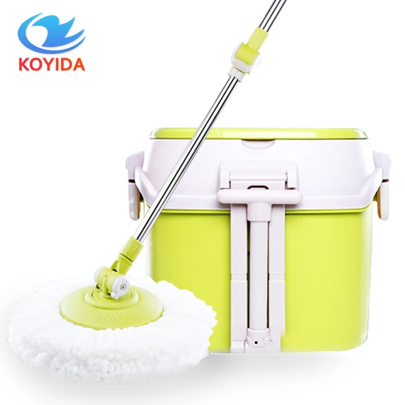 KOYIDA Dual Drive Household Mop Bucket Stainless Steel Mops Magic Spin