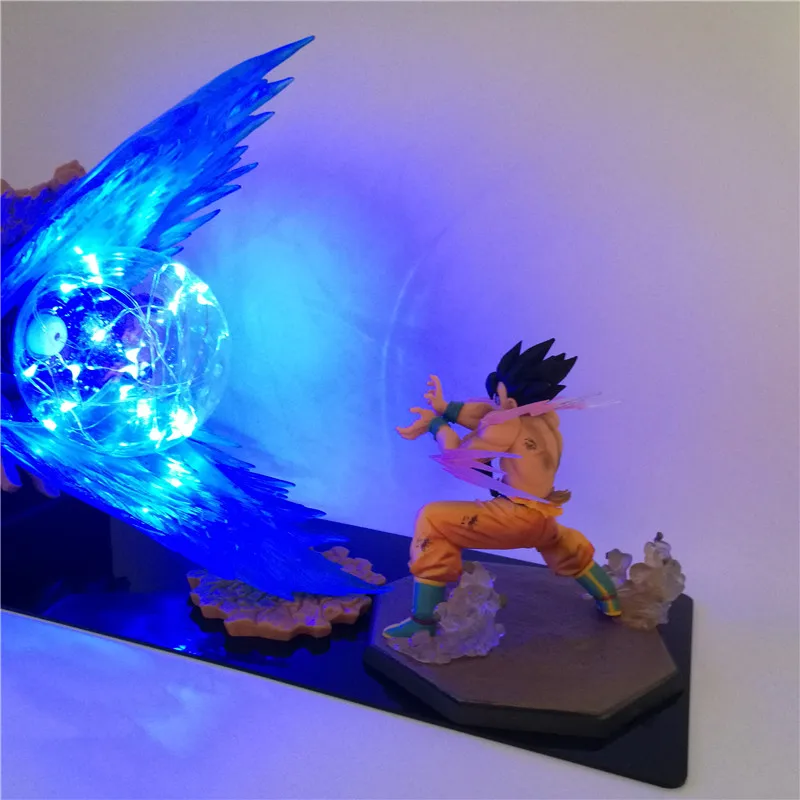 Dragon Ball Z Super Goku Vegeta Gogeta лампа с экшн-фигурками Ultra Instinct DIY аниме модель для спальни декоративный ночной Светильник подарки