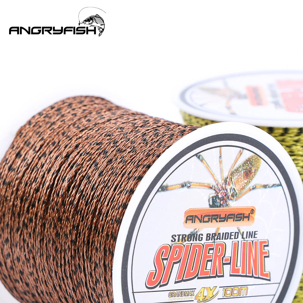 Angryfish 4 حبلا 100 M صنارة صيد بولي ايثيلين مجدول 25 30 40 50 80LB 110yds سوبر قوي المتعددة الشعيرات خيط صنارة الصيد الصيد معالجة Angryfish 4 حبلا 100 M صنارة صيد بولي ايثيلين مجدول 25 30 40 50 80LB 110yds سوبر قوي المتعددة الشعيرات خيط صنارة الصيد الصيد معالجة