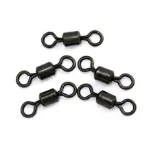 100 шт./компл. Карп Рыбалка Fishing Размер 8 прокатный баррель матовое черное покрытие свинцовые зажимы все морской пресноводный weihefishing