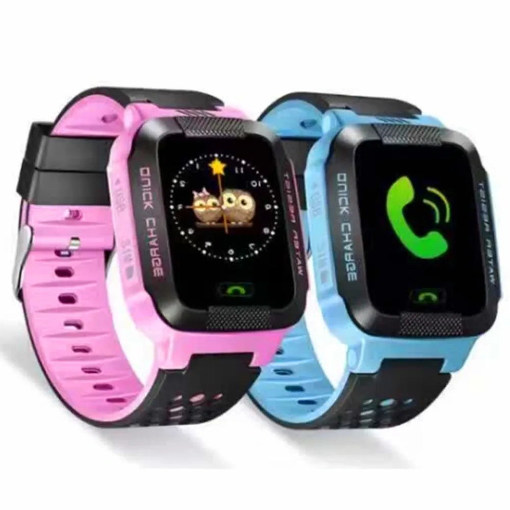 Children Smart Watch GPRS Base Station Positioning Study Play Touch Screen SOS Emergency Alarm Phone Book Wechat Kids Wristwatch