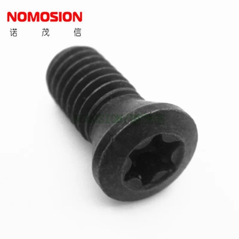 

100pcs/lot class 12.9 screws M2.5-0.4*5/6/8/10/12-T8-3.5 hand 3.5 black bolt cutting screw Tool Holder Spare Parts
