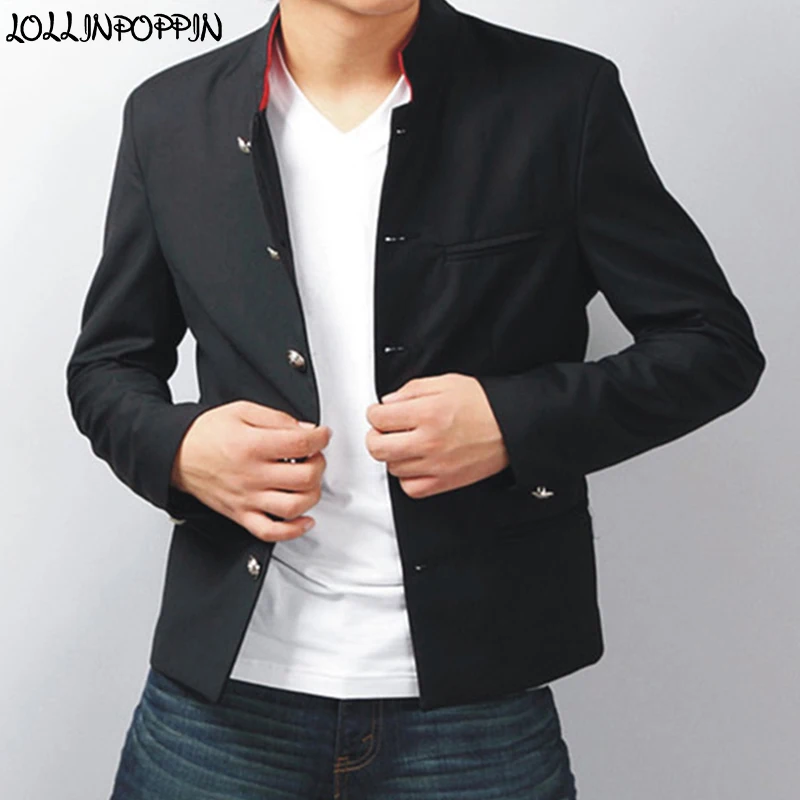 Japan Style Crows Jacket School Uniform Jackets Red Collar Mens Japanese College Jacket Takiya