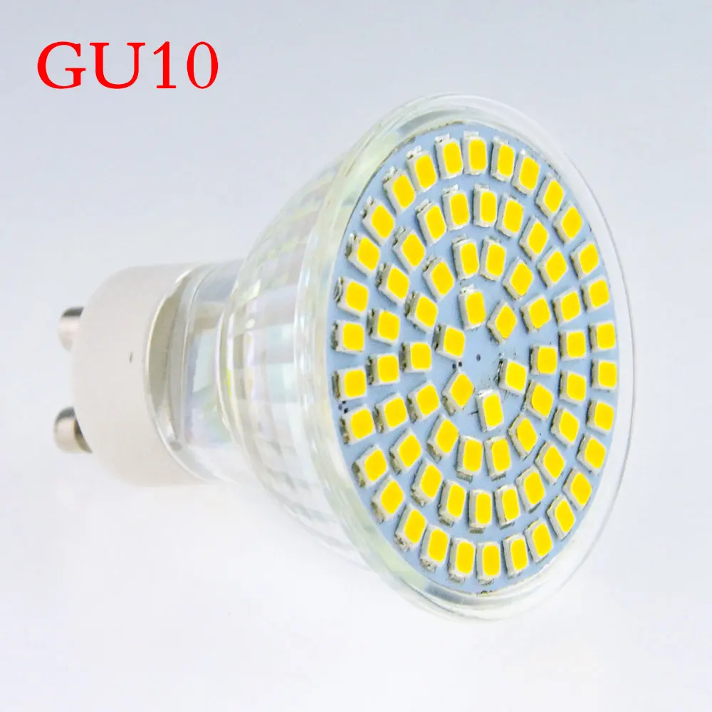 8 Вт MR16 Светодиодная лампа 220 В SMD 2835 Чип 72 светодиода GU10 E27 высокая яркость без