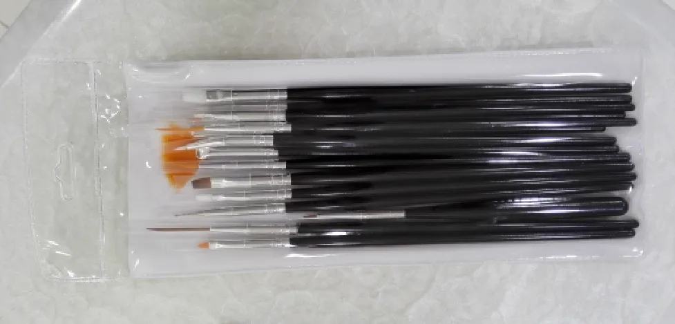 15 шт. набор кистей для украшения ногтей, инструменты, профессиональная ручка для рисования ложных ногтей, УФ-гель для ногтей, карандаш