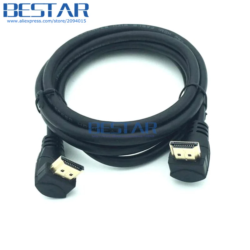 Локтевой Кабель HDMI 2 0 4K * 2K @ 60HZ V папа вниз или вверх под углом к v2.0 и Угловой кабель